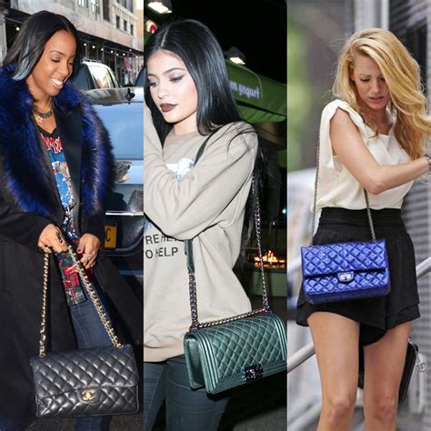 celebrities wearing chanel boy bag|famous Chanel bags.